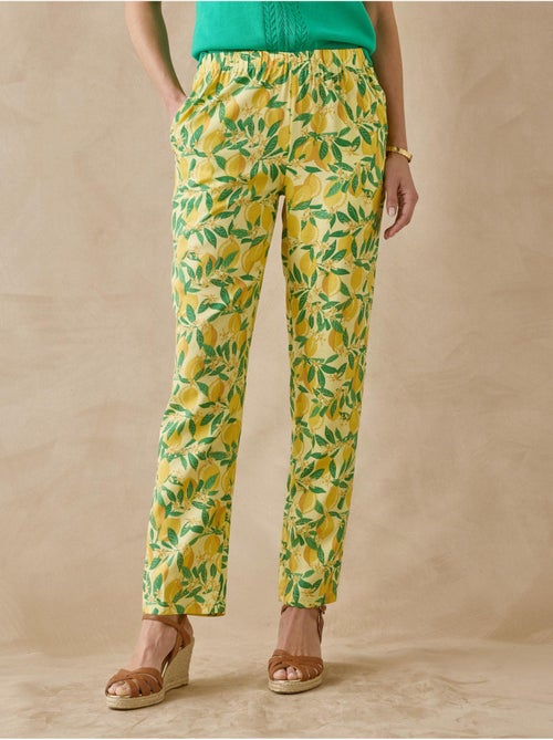 Pantalon fluide taille élastiquée - DAXON - Kiabi
