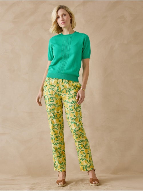 Pantalon fluide taille élastiquée - DAXON - Kiabi