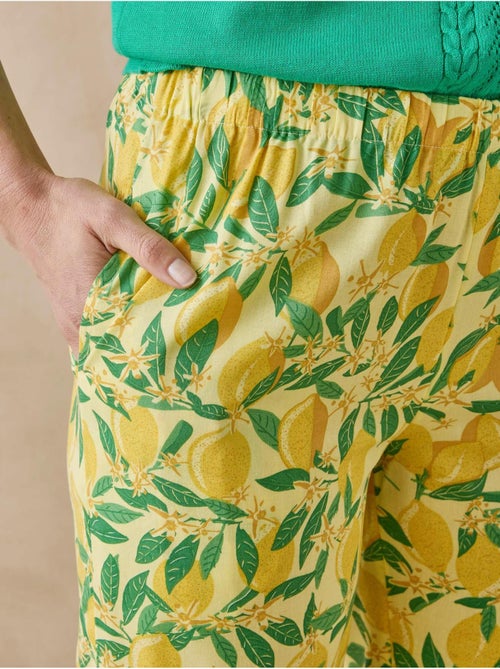 Pantalon fluide taille élastiquée - DAXON - Kiabi