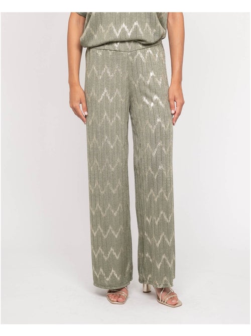 Pantalon fluide textur? EMANTINE - Kiabi
