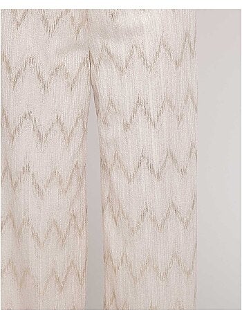 Pantalon fluide texturé EMANTINE