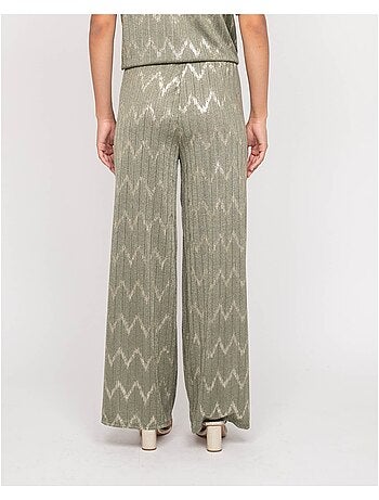 Pantalon fluide texturé EMANTINE