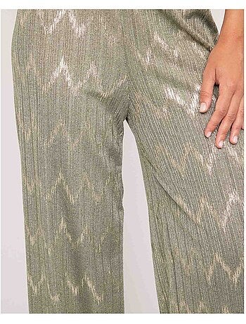 Pantalon fluide texturé EMANTINE