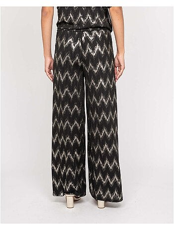 Pantalon fluide texturé EMANTINE