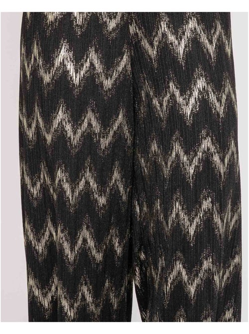 Pantalon fluide texturé EMANTINE - Kiabi