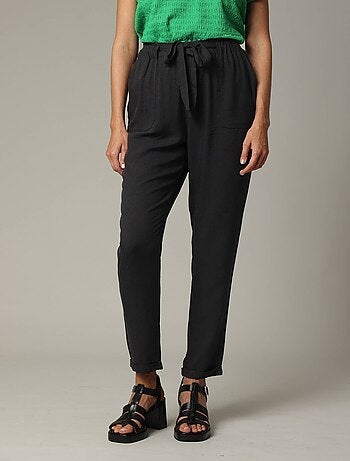 Pantalon fluide uni 'Deeluxe'