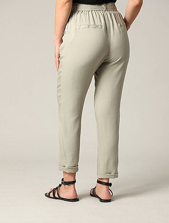 Pantalon fluide uni 'Deeluxe'