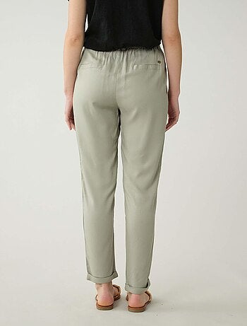 Pantalon fluide uni 'Deeluxe'