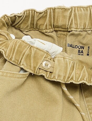 Pantalon forme ballon avec poches cargo