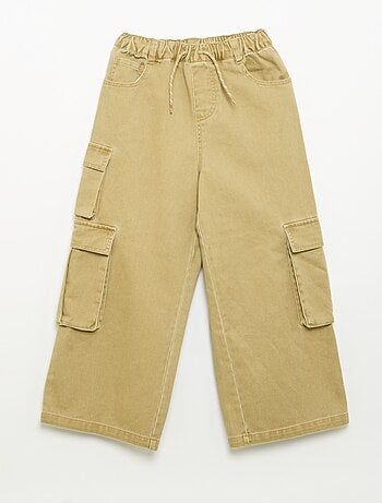 Pantalon forme ballon avec poches cargo