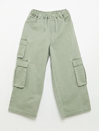 Pantalon forme ballon avec poches cargo
