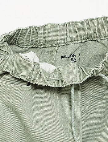 Pantalon forme ballon avec poches cargo