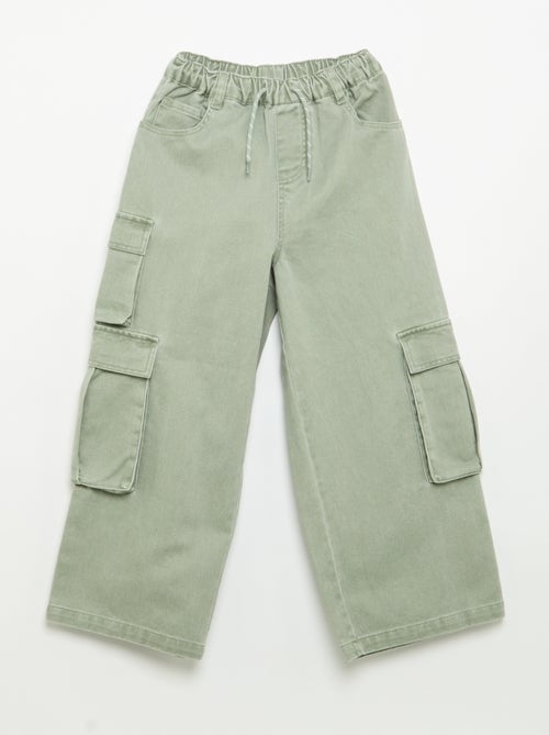 Pantalon forme ballon avec poches cargo - Kiabi Pantalon forme ballon avec poches cargo - Kiabi