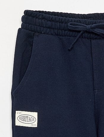 Pantalon forme ballon en molleton non gratté