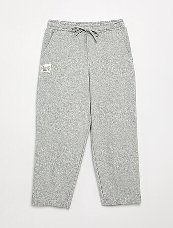 Pantalon forme ballon en molleton non gratté