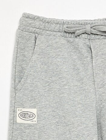 Pantalon forme ballon en molleton non gratté