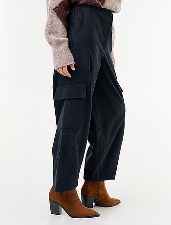Pantalon forme barrel