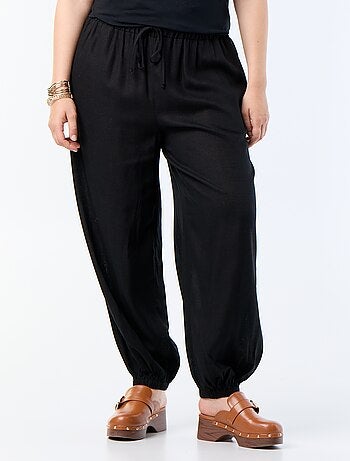 Pantalon forme boule uni
