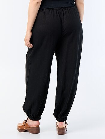 Pantalon forme boule uni