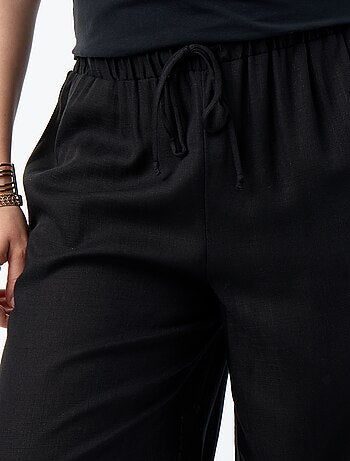 Pantalon forme boule uni
