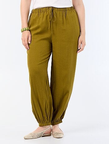 Pantalon forme boule uni