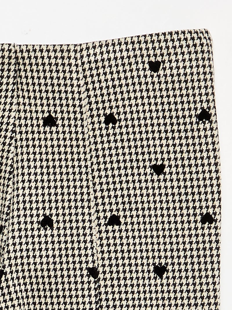 Pantalon forme flare Noir - Kiabi