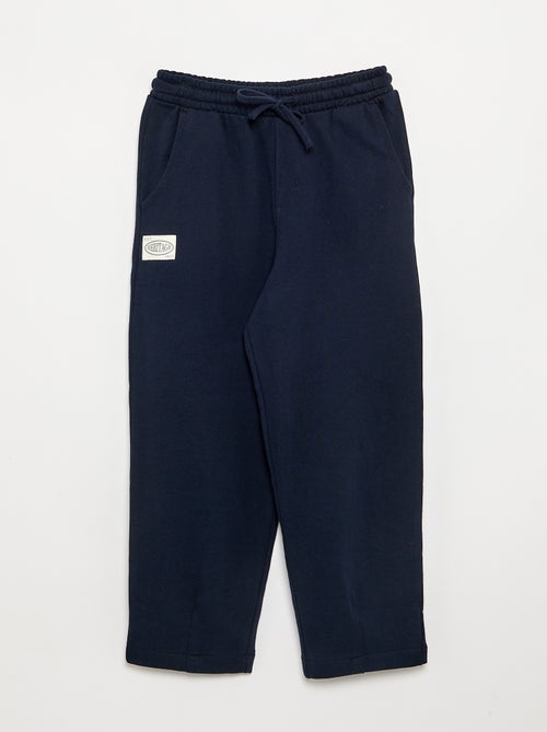 Pantalon forme jogger en twill - coupe confortable - Kiabi