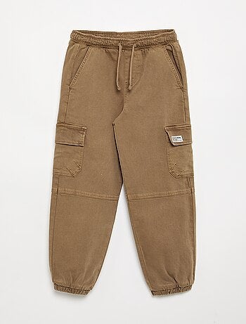 Pantalon forme jogging