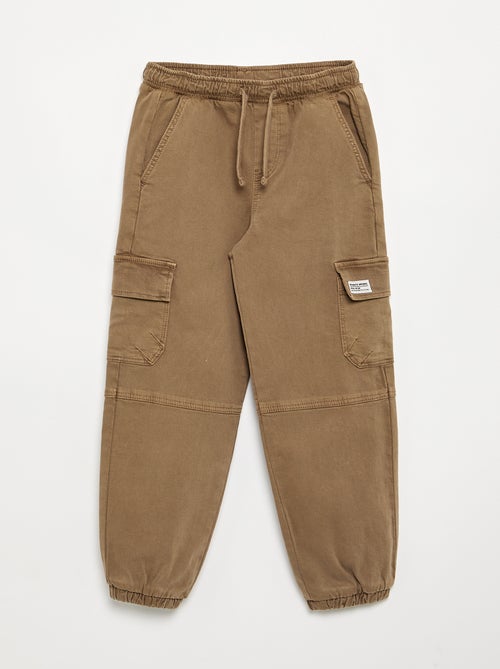 Pantalon forme jogging - Kiabi