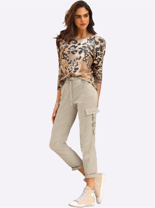 Pantalon Forme Jogging Tendance - Taille Standard - Helline - Kiabi