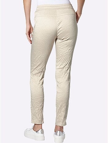 Pantalon forme jogging tendance - taille standard - helline