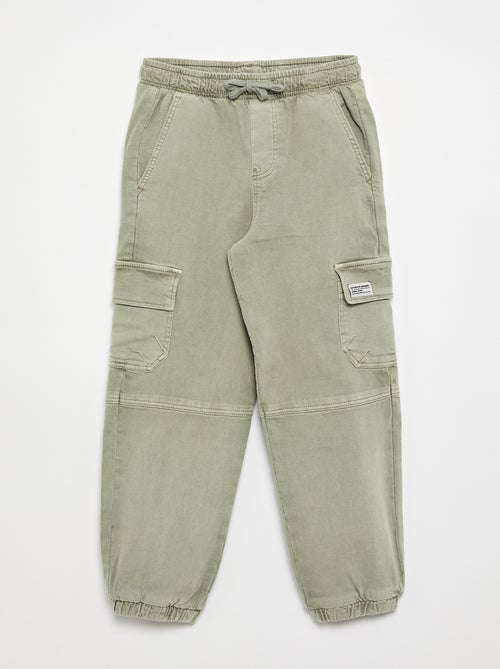 Pantalon forme jogging - Kiabi