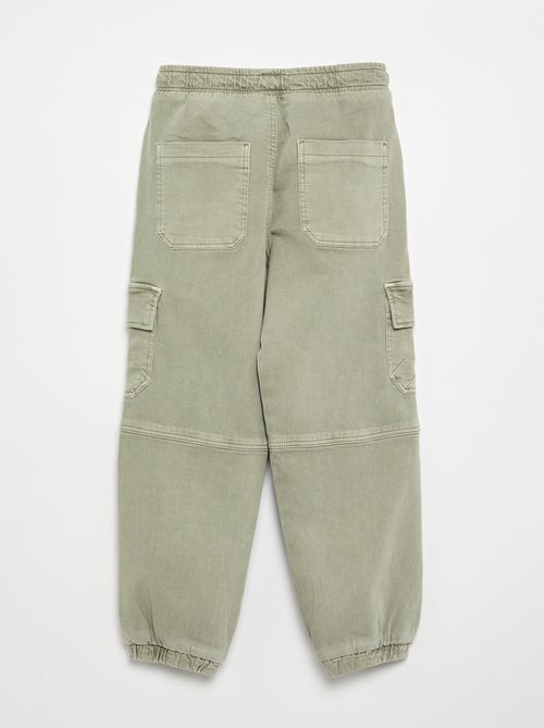 Pantalon forme jogging - Kiabi