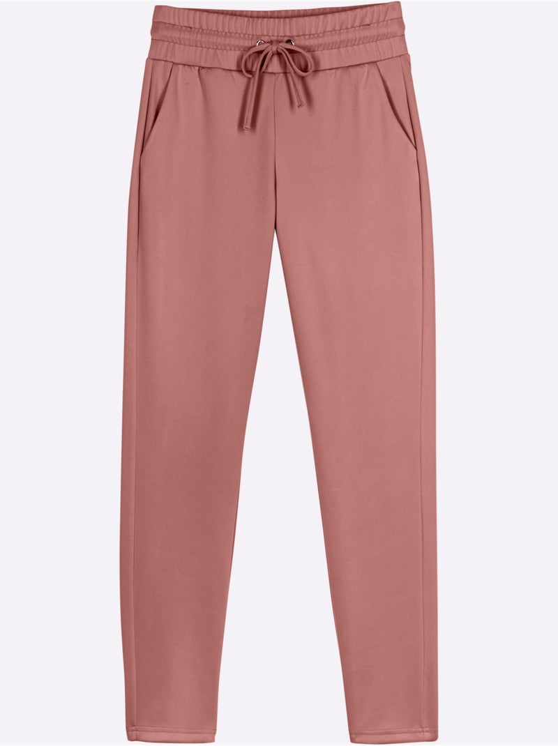 Pantalon Forme Parfaite Grâce à L'élasticité - Taille Courte - Moda Vilona Bois de rose - Kiabi