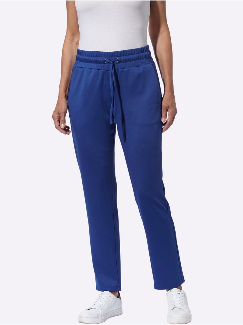Pantalon Forme Parfaite Grâce à L'élasticité - Taille Standard - Moda Vilona Bleu roi - Kiabi