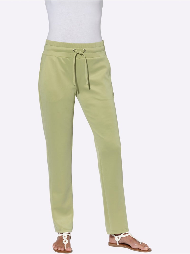 Pantalon Forme Parfaite Grâce à L'élasticité - Taille Standard - Moda Vilona Vert tilleul - Kiabi
