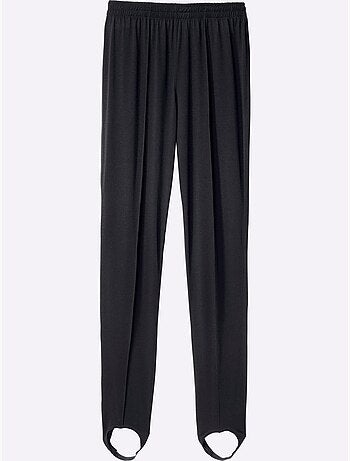 Pantalon fuseau doté d'une ceinture élastique et de plis flatteurs - taille standard - moda vilona
