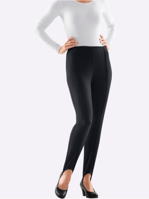Pantalon fuseau avec ceinture élastique et plis flatteurs - taille standard - moda vilona - Kiabi