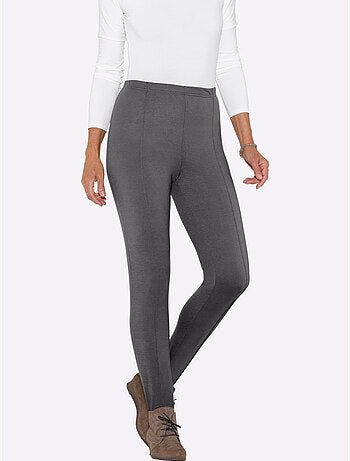 Pantalon fuseau doté d'une ceinture élastique et de plis flatteurs - taille standard - moda vilona