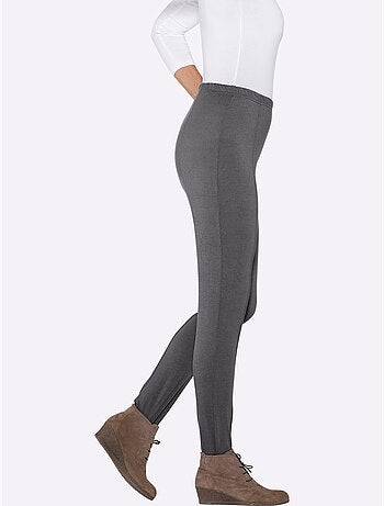 Pantalon fuseau doté d'une ceinture élastique et de plis flatteurs - taille standard - moda vilona