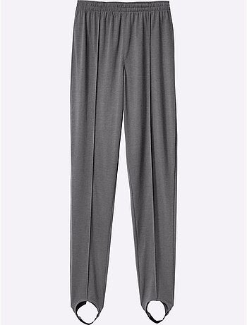 Pantalon fuseau doté d'une ceinture élastique et de plis flatteurs - taille standard - moda vilona