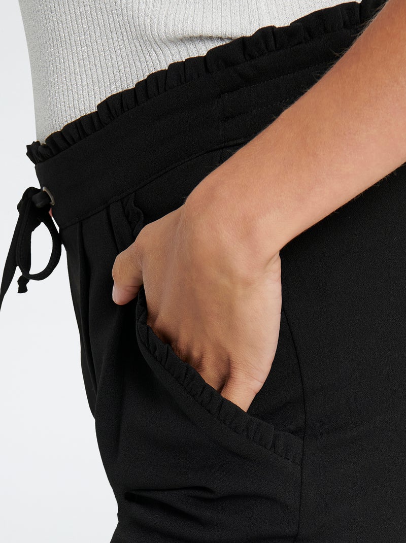 Pantalon fuselé 'JDY' Noir - Kiabi