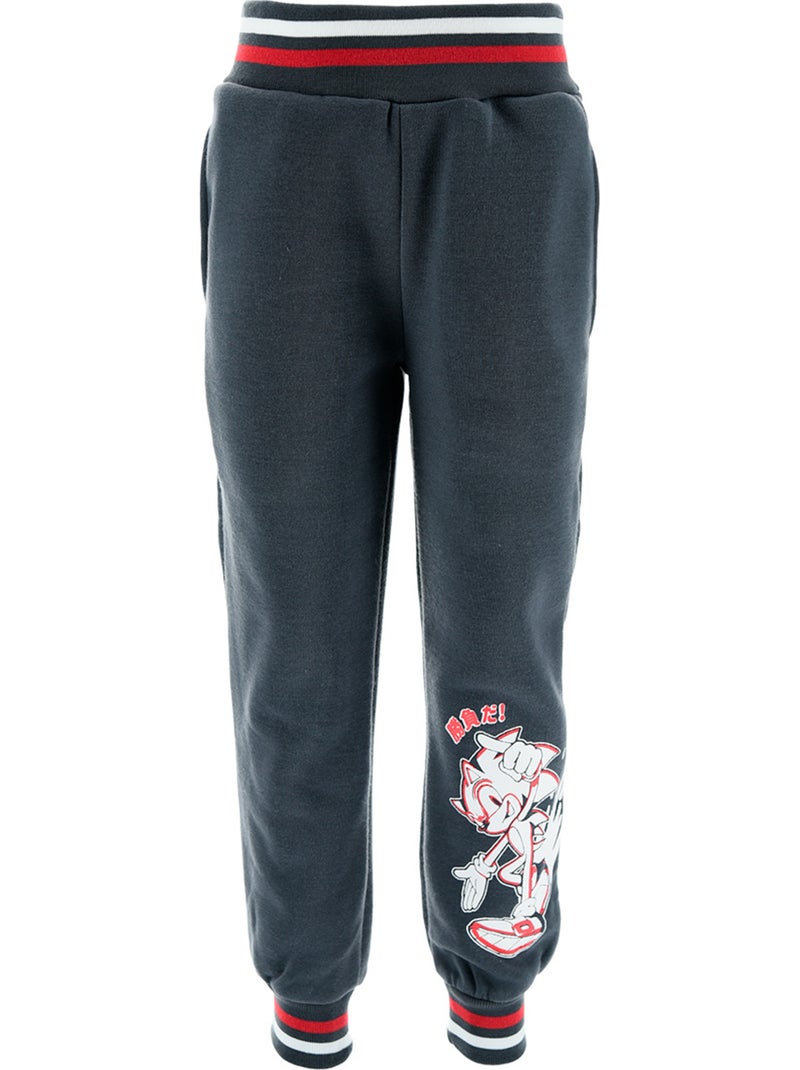 Pantalon   garçon sonic - licence officielle Gris - Kiabi