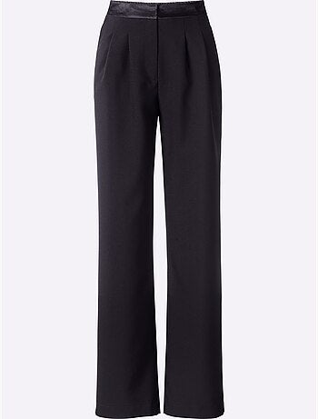 Pantalon Garniture De Satin Décorative - Taille Standard - Moda Vilona