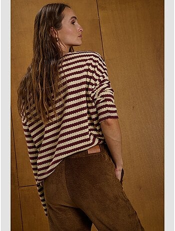 Pantalon gata droite 'le temps des cerises'