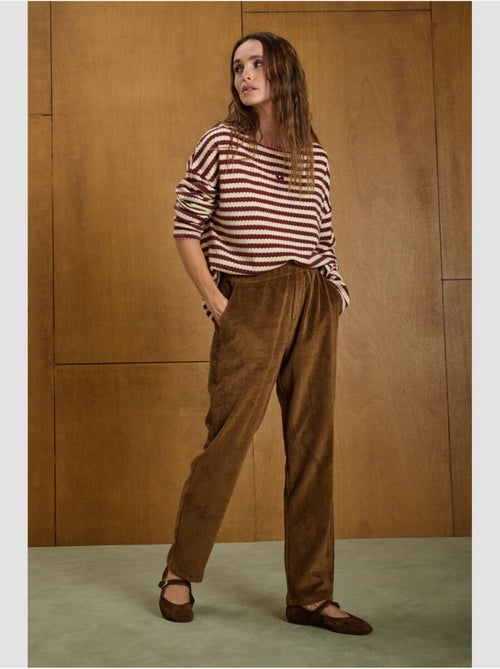Pantalon gata droite 'le temps des cerises' - Kiabi Pantalon gata droite 'le temps des cerises' - Kiabi