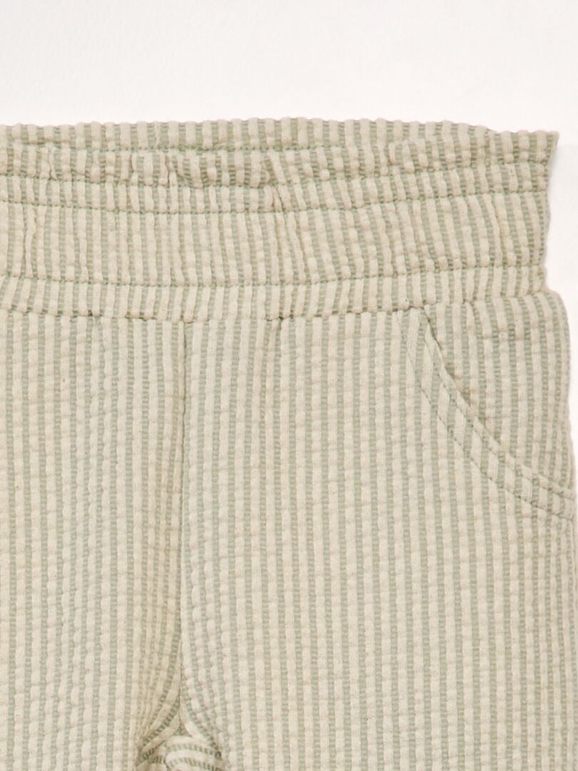 Pantalon Homme Gaufré Texturé Avec Cordon De Serrage - Coupe Ample, Léger Et Respirant - Idéal Détente Et Randonnée - 5