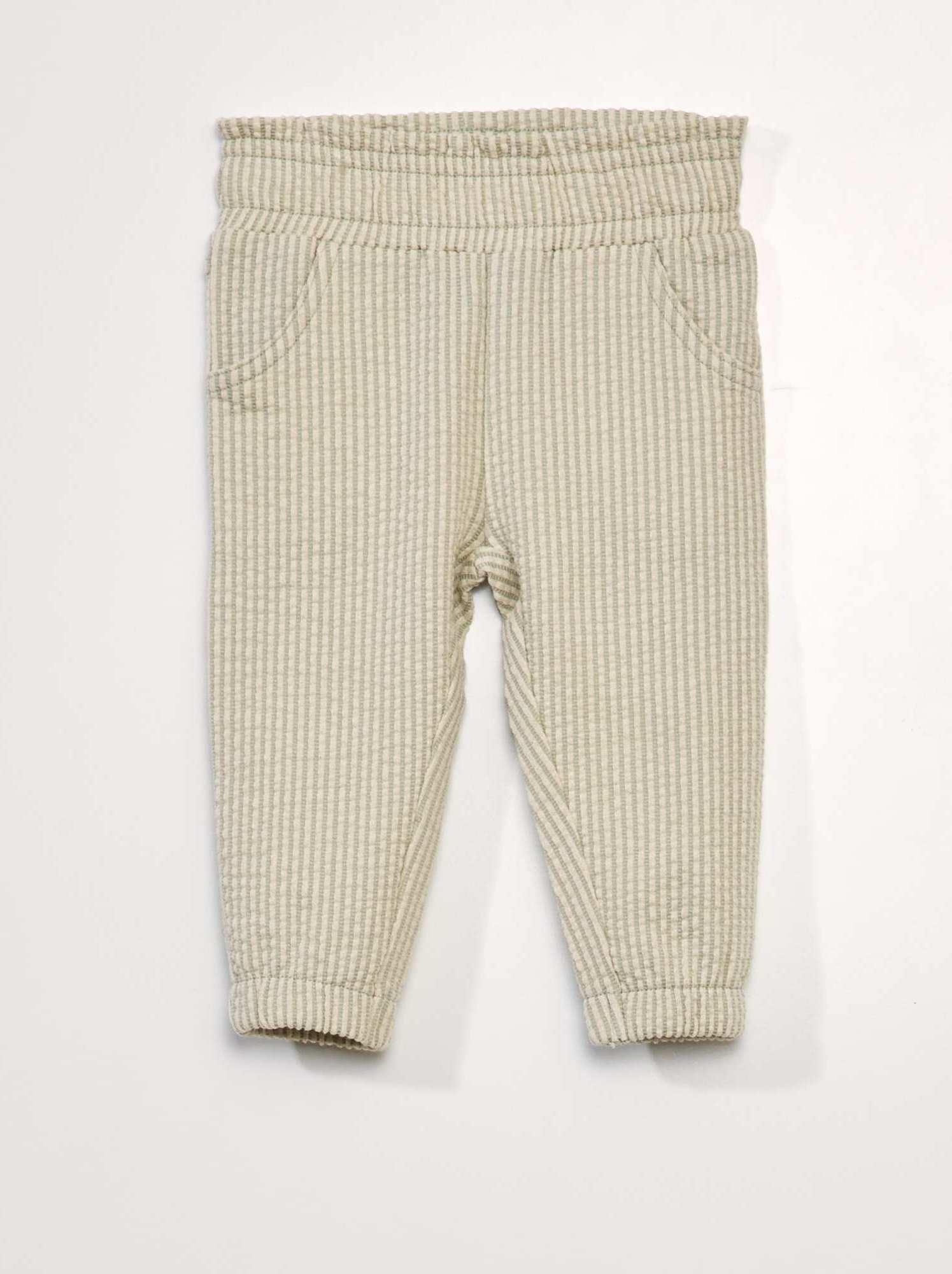 Pantalon Homme Gaufré Texturé Avec Cordon De Serrage - Coupe Ample, Léger Et Respirant - Idéal Détente Et Randonnée - 13