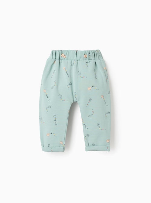 Pantalon Gratté avec Motif 'Perroquet' - Kiabi