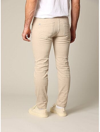 Pantalon greige en jeans avec braguette à fermeture à glissière 'Deeluxe'